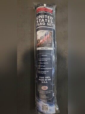 United States Flag Set - Navy/White (Pride Series)
